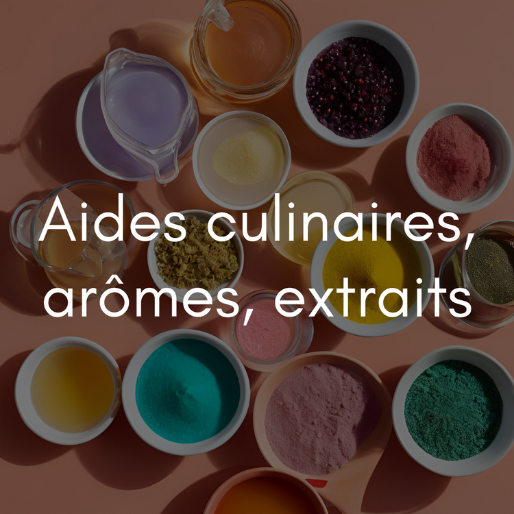 Aides-culinaires-arômes-extraits Atelier Gourmandise