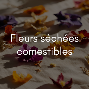 Fleurs séchées comestibles