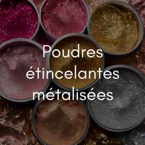 Poudres étincelantes métalisées