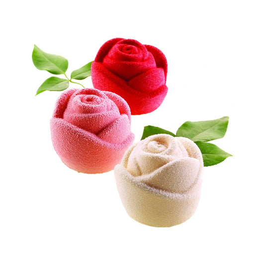 6 Roses Flexipan Rosa 145mm - Atelier Gourmandise