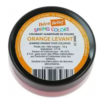 Colorant Orange Hydrosoluble Poudre 10g