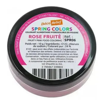 Colorant Rose Hydrosoluble Poudre 10g