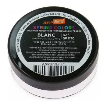 Colorant Blanc Hydrosoluble Poudre 10g