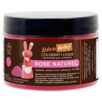 Colorant Rose Naturel Liposoluble Poudre 20g