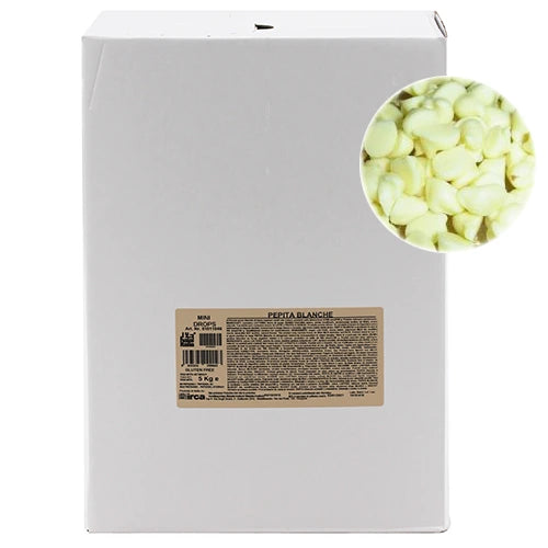 Mini gouttes de Chocolat blanc - Carton de 5kg Atelier Gourmandise