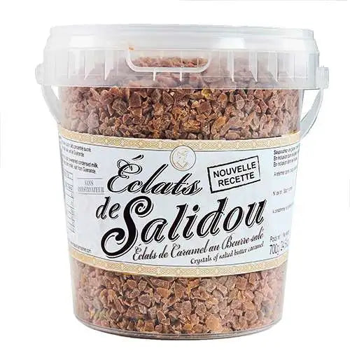 Eclats de Caramel Salidou - Seau de 700g Salidou