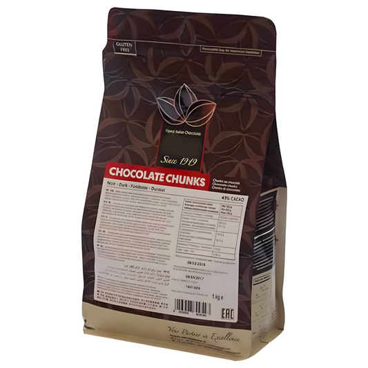 Chunks de Chocolat noir - Sac d'1kg Atelier Gourmandise