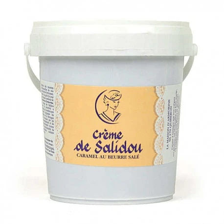 Crème de Caramel au beurre sale Salidou - Pot d'1kg Salidou